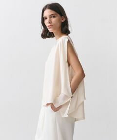 BEIGE, / ベイジ, シャツ・ブラウス | PERIDOT / 2WAYスリーブ ドレープブラウス