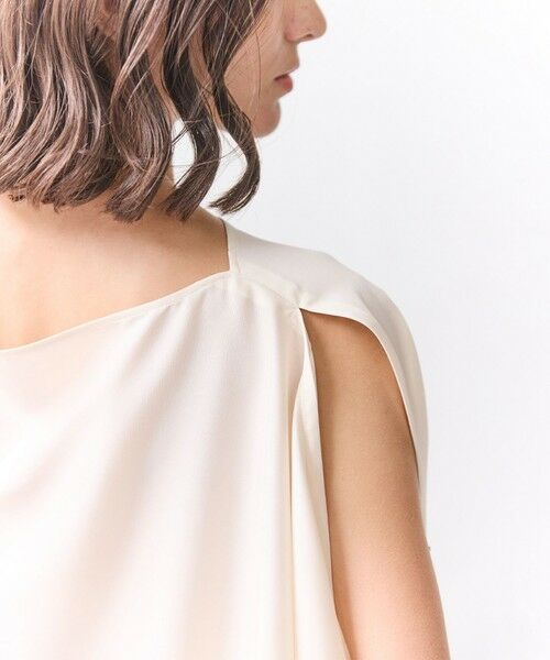 BEIGE, / ベイジ, シャツ・ブラウス | PERIDOT / 2WAYスリーブ ドレープブラウス | 詳細1