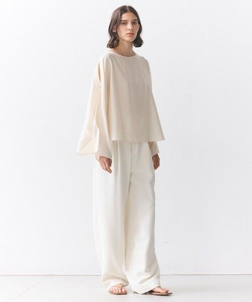 BEIGE, / ベイジ, シャツ・ブラウス | PERIDOT / 2WAYスリーブ ドレープブラウス | 詳細2