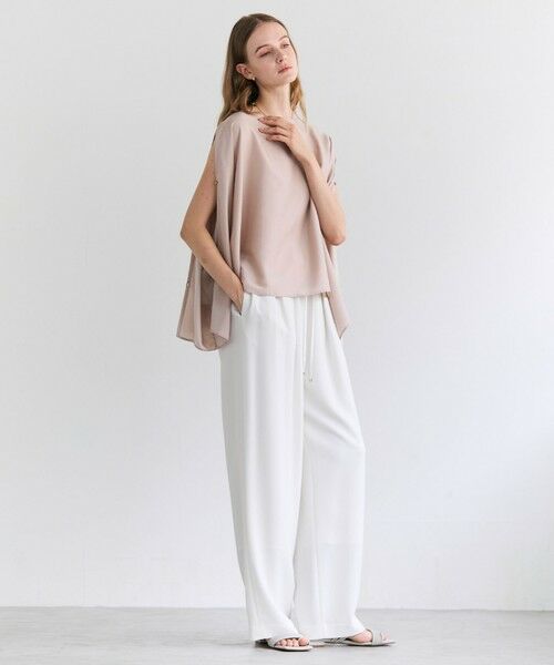 BEIGE, / ベイジ, シャツ・ブラウス | PERIDOT / 2WAYスリーブ ドレープブラウス | 詳細6