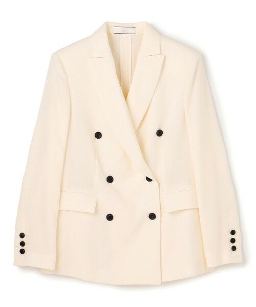 BEIGE, / ベイジ, テーラードジャケット | CAROLE / リネンライク ダブルジャケット | 詳細4