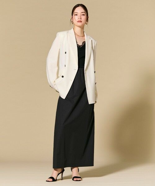 BEIGE, / ベイジ, テーラードジャケット | CAROLE / リネンライク ダブルジャケット | 詳細2