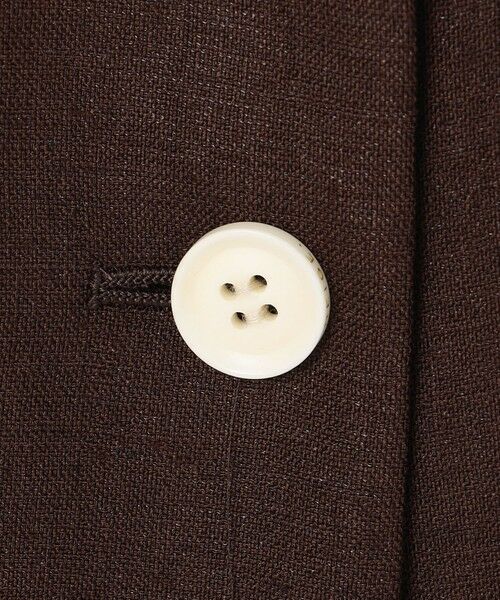 BEIGE, / ベイジ, テーラードジャケット | CAROLE / リネンライク ダブルジャケット | 詳細13