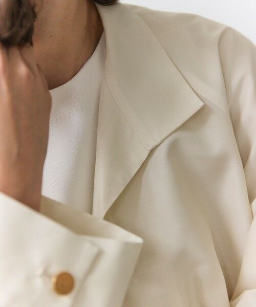 BEIGE, / ベイジ, ブルゾン | SULFUR / シルク混ショート丈バルーンブルゾン | 詳細2