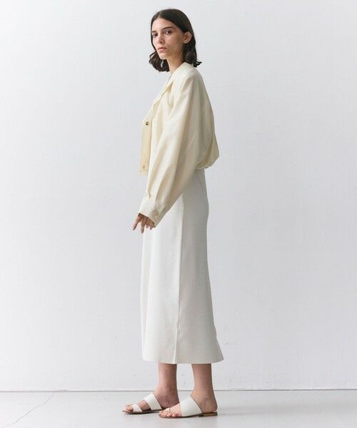 BEIGE, / ベイジ, ブルゾン | SULFUR / シルク混ショート丈バルーンブルゾン | 詳細4