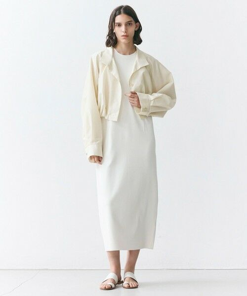 BEIGE, / ベイジ, ブルゾン | SULFUR / シルク混ショート丈バルーンブルゾン | 詳細5