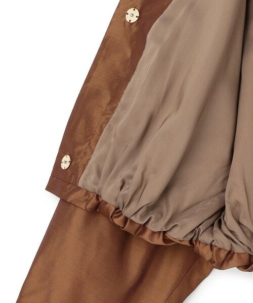 BEIGE, / ベイジ, ブルゾン | SULFUR / シルク混ショート丈バルーンブルゾン | 詳細17