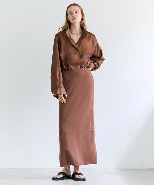 BEIGE, / ベイジ, ブルゾン | SULFUR / シルク混ショート丈バルーンブルゾン | 詳細8