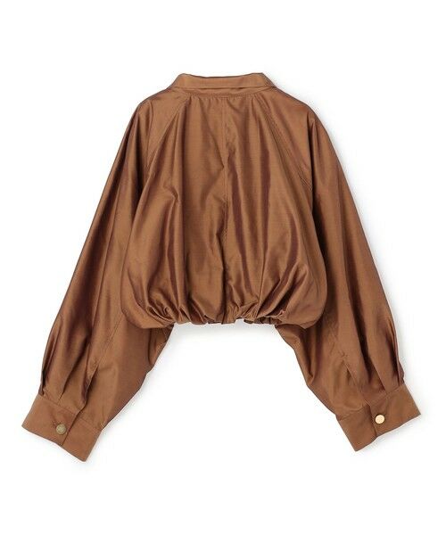 BEIGE, / ベイジ, ブルゾン | SULFUR / シルク混ショート丈バルーンブルゾン | 詳細9