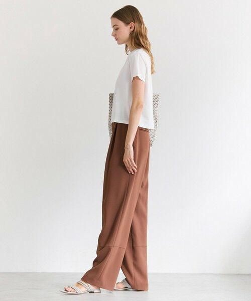 BEIGE, / ベイジ, カットソー | DIOP / スビンコットン クロップドTシャツ | 詳細2