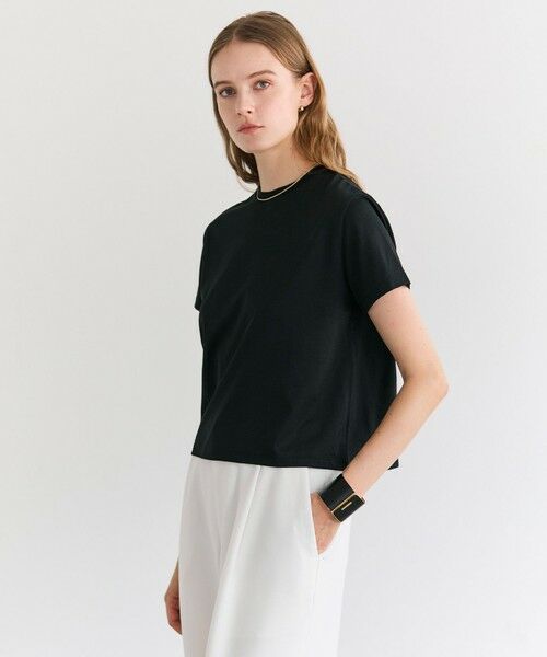 BEIGE, / ベイジ, カットソー | DIOP / スビンコットン クロップドTシャツ | 詳細5