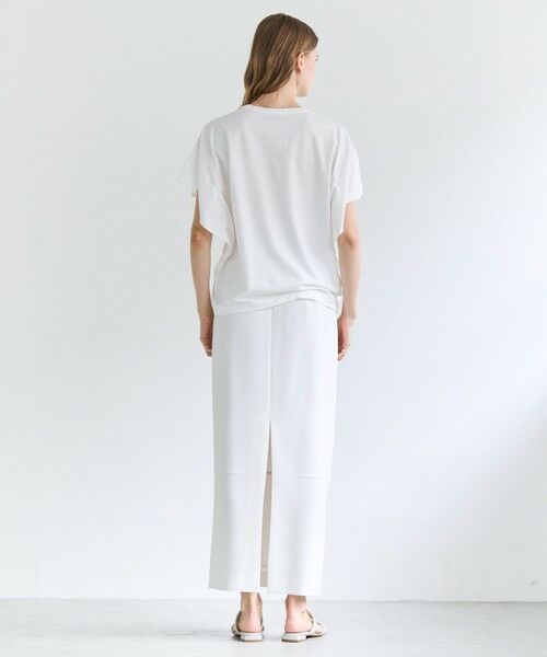 BEIGE, / ベイジ, カットソー | DIOP / スビンコットン ドレープTシャツ | 詳細2