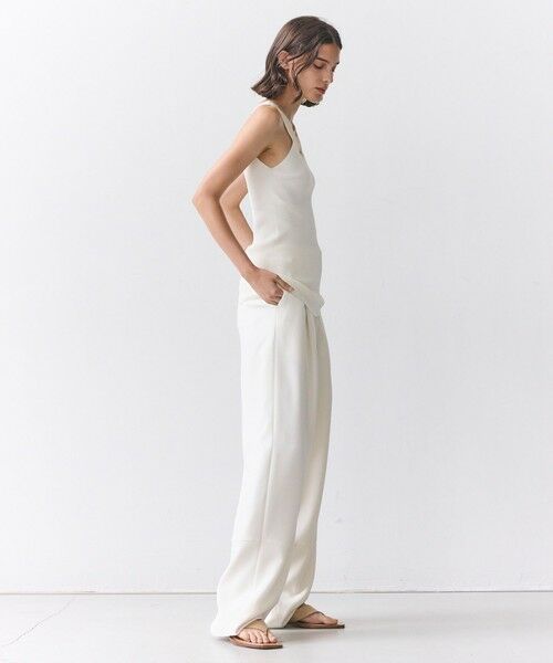 BEIGE, / ベイジ, ニット・セーター | 【VERY NaVY掲載】RUBY / レーストリム リブタンクトップ | 詳細3