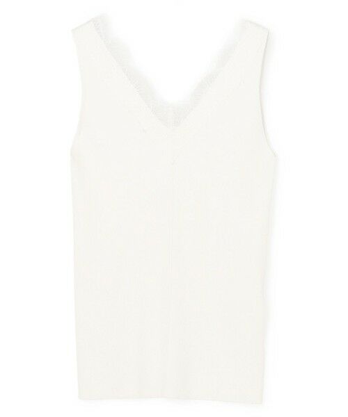 BEIGE, / ベイジ, ニット・セーター | 【VERY NaVY掲載】RUBY / レーストリム リブタンクトップ | 詳細5