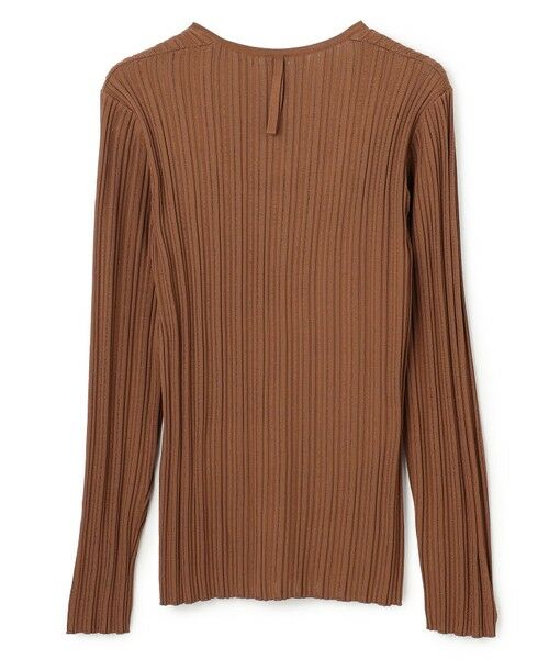 BEIGE, / ベイジ, ニット・セーター | LABRADO / ランダムリブ Uネックニット | 詳細9