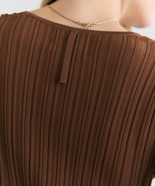 BEIGE, / ベイジ, ニット・セーター | LABRADO / ランダムリブ Uネックニット | 詳細6