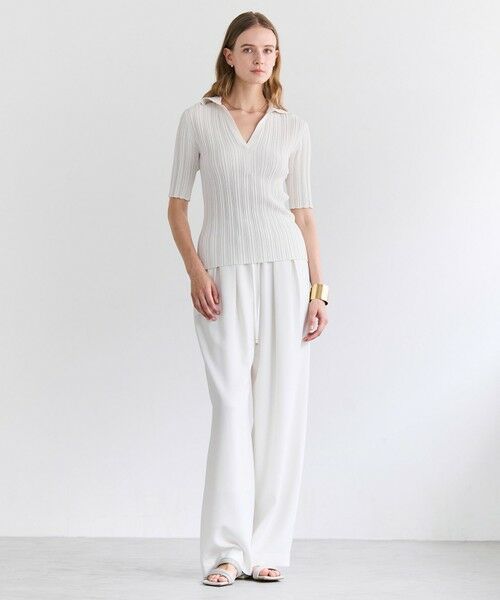 BEIGE, / ベイジ, ニット・セーター | LABRADO / ランダムリブ スキッパーニット | 詳細3