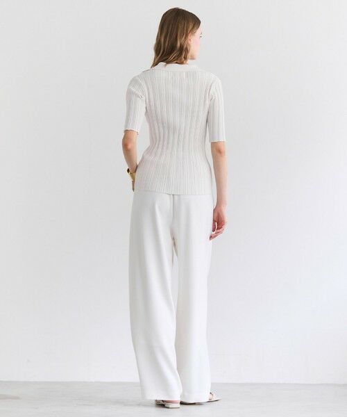 BEIGE, / ベイジ, ニット・セーター | LABRADO / ランダムリブ スキッパーニット | 詳細4