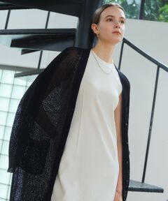 BEIGE, / ベイジ, ロング・マキシ丈ワンピース | LABRADO / ダーツニット ロングワンピース