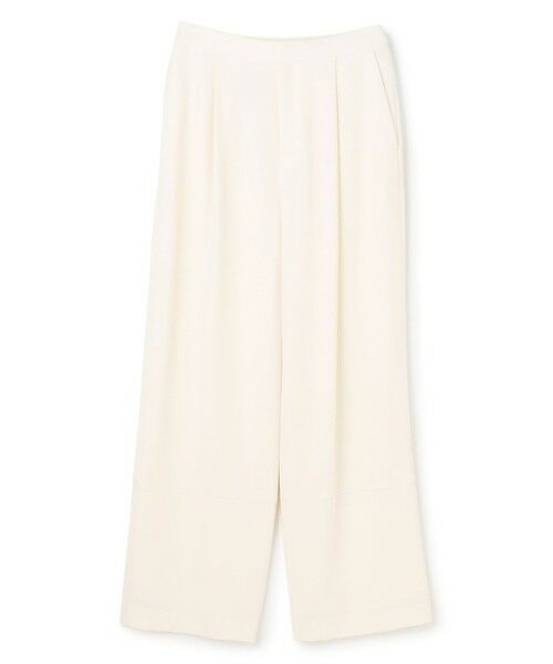 BEIGE, / ベイジ, その他パンツ | GYPSUM / シルキータッチ セミワイドタックパンツ | 詳細7