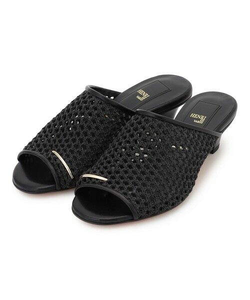 BEIGE, / ベイジ, フラットシューズ | 【一部店舗限定】HENRI EN VARGO / SONIA メッシュミュール（Black）