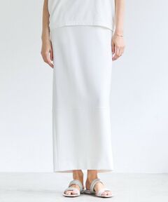 BEIGE, / ベイジ, ミニ・ひざ丈スカート | 【VERY NaVY掲載】GYPSUM / シルキータッチ  Iラインロングスカート