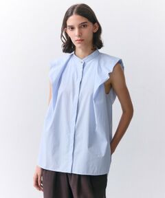 BEIGE, / ベイジ, シャツ・ブラウス | MALLOW / コットンタック バルーンスリーブブラウス