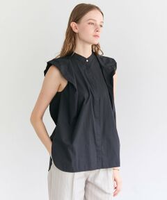 BEIGE, / ベイジ, シャツ・ブラウス | MALLOW / コットンタック バルーンスリーブブラウス