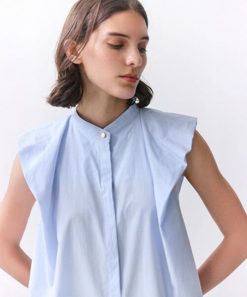 BEIGE, / ベイジ, シャツ・ブラウス | MALLOW / コットンタック バルーンスリーブブラウス | 詳細4