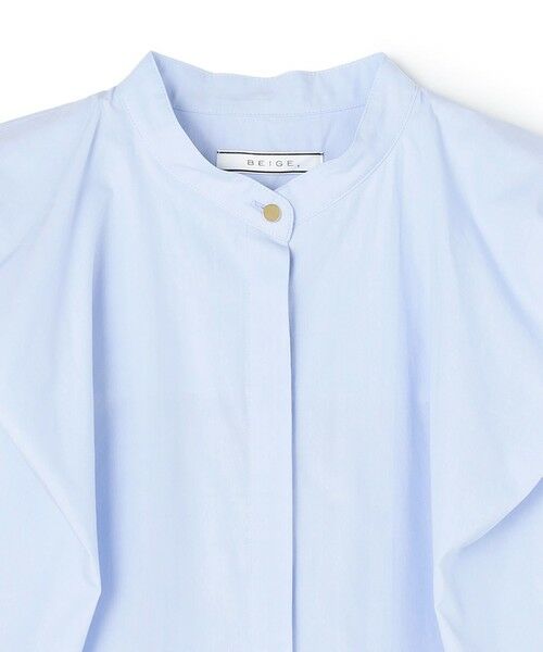BEIGE, / ベイジ, シャツ・ブラウス | MALLOW / コットンタック バルーンスリーブブラウス | 詳細8