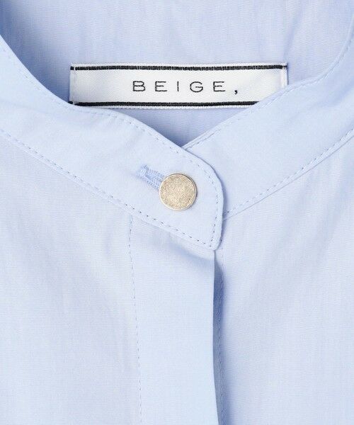 BEIGE, / ベイジ, シャツ・ブラウス | MALLOW / コットンタック バルーンスリーブブラウス | 詳細11