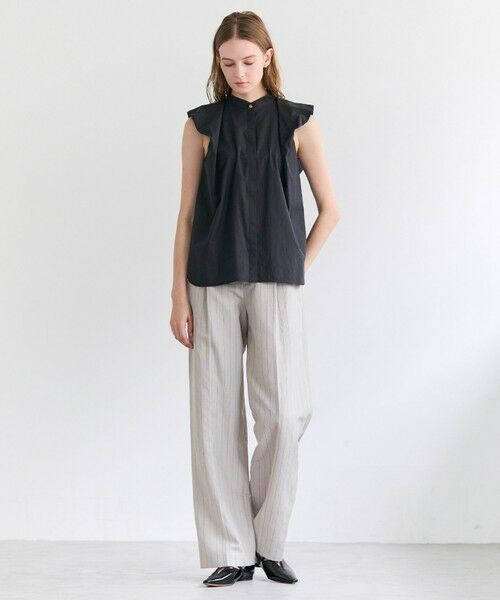 BEIGE, / ベイジ, シャツ・ブラウス | MALLOW / コットンタック バルーンスリーブブラウス | 詳細14