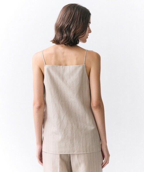 BEIGE, / ベイジ, シャツ・ブラウス | ERYTH / リネンストライプ キャミソール | 詳細4