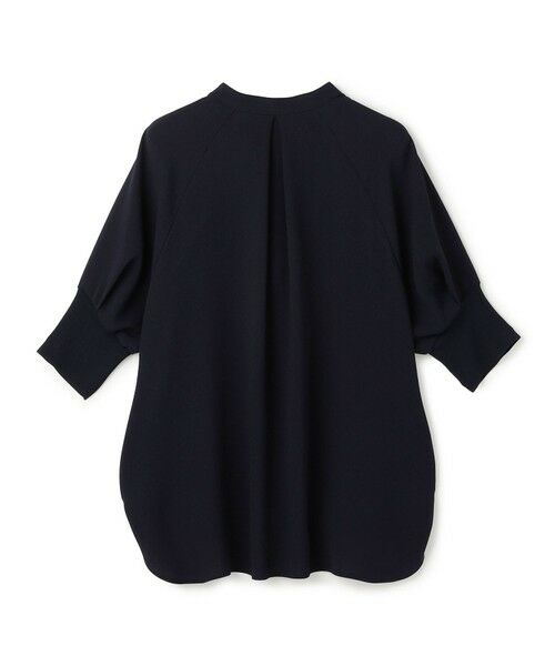 BEIGE, / ベイジ, シャツ・ブラウス | FLEUR / 異素材カフス スタンドカラーブラウス | 詳細5