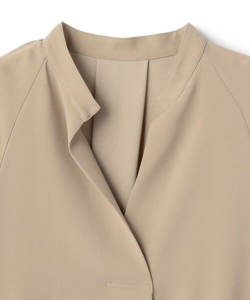 BEIGE, / ベイジ, シャツ・ブラウス | FLEUR / 異素材カフス スタンドカラーブラウス | 詳細15