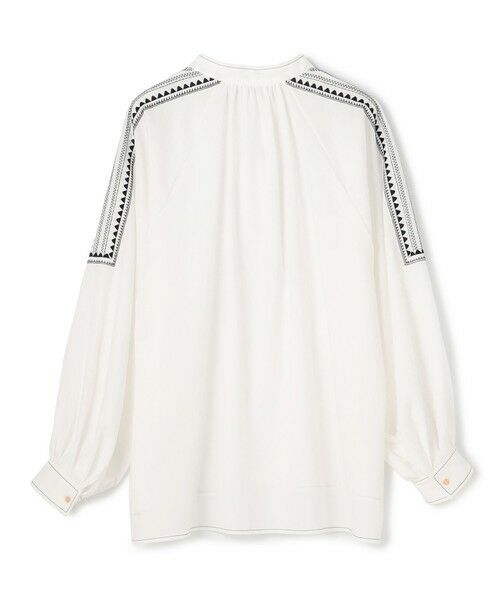 BEIGE, / ベイジ, シャツ・ブラウス | AXI / 刺繍ステッチ ドルマンスタンドブラウス | 詳細6