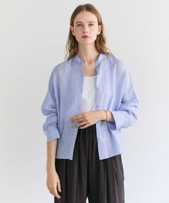 BEIGE, / ベイジ, シャツ・ブラウス | HALITE / リネンシアー オーバーサイズシャツ