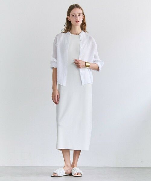 BEIGE, / ベイジ, シャツ・ブラウス | HALITE / リネンシアー オーバーサイズシャツ | 詳細1