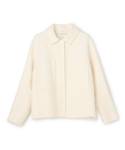 BEIGE, / ベイジ, その他アウター | CHAMPIONNET / ウールメルトン シャツジャケット（Ecru）