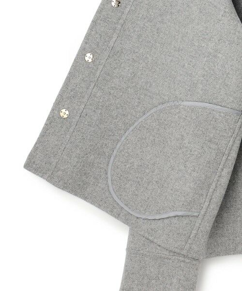 BEIGE, / ベイジ, その他アウター | CHAMPIONNET / ウールメルトン シャツジャケット | 詳細7