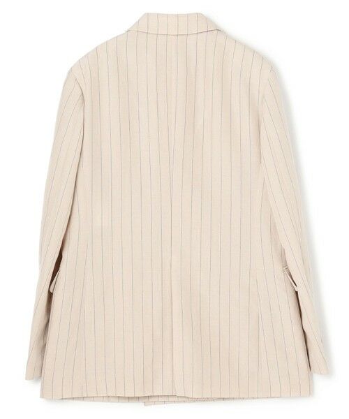 BEIGE, / ベイジ, テーラードジャケット | ERYTH / リネンストライプダブルジャケット | 詳細7