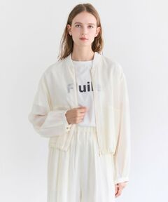 BEIGE, / ベイジ, ブルゾン | SERAPHIN / ライトシアーギャザー ブルゾン
