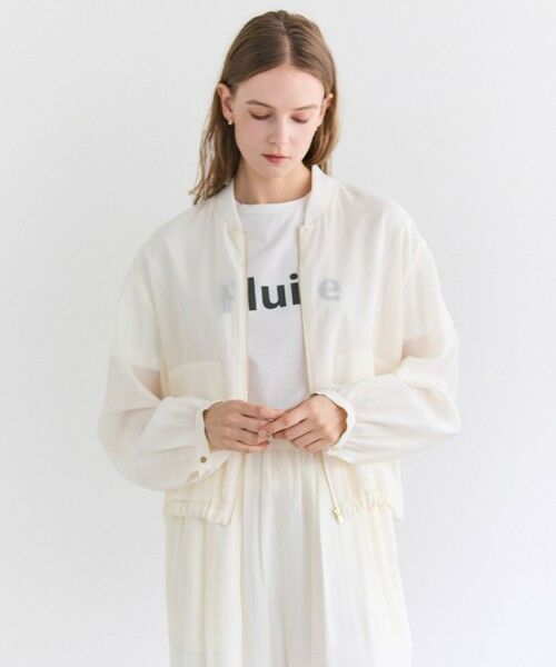 BEIGE, / ベイジ, ブルゾン | SERAPHIN / ライトシアーギャザー ブルゾン | 詳細1