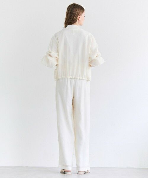 BEIGE, / ベイジ, ブルゾン | SERAPHIN / ライトシアーギャザー ブルゾン | 詳細3