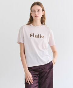 BEIGE, / ベイジ, カットソー | STELLERITE / コットンロゴTシャツ