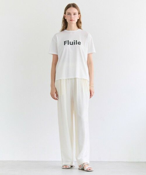 BEIGE, / ベイジ, カットソー | STELLERITE / コットンロゴTシャツ | 詳細1