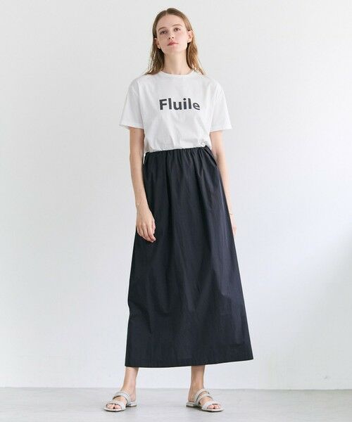 BEIGE, / ベイジ, カットソー | STELLERITE / コットンロゴTシャツ | 詳細3