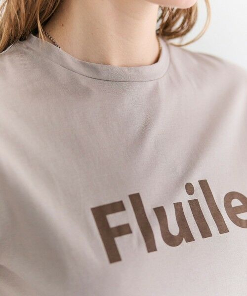 BEIGE, / ベイジ, カットソー | STELLERITE / コットンロゴTシャツ | 詳細6