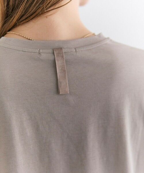 BEIGE, / ベイジ, カットソー | STELLERITE / コットンロゴTシャツ | 詳細7