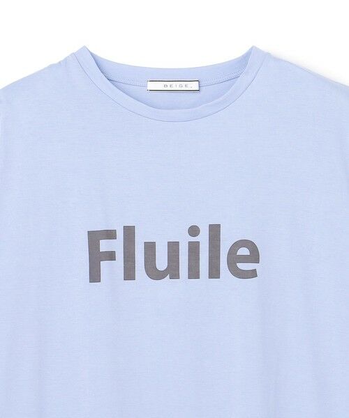 BEIGE, / ベイジ, カットソー | STELLERITE / コットンロゴTシャツ | 詳細13